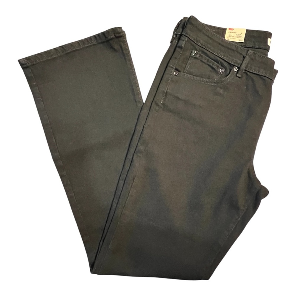 Levi’s Demi Curve Women’s 14M/32 Classic Rise Bootcut Black Jeans NEW